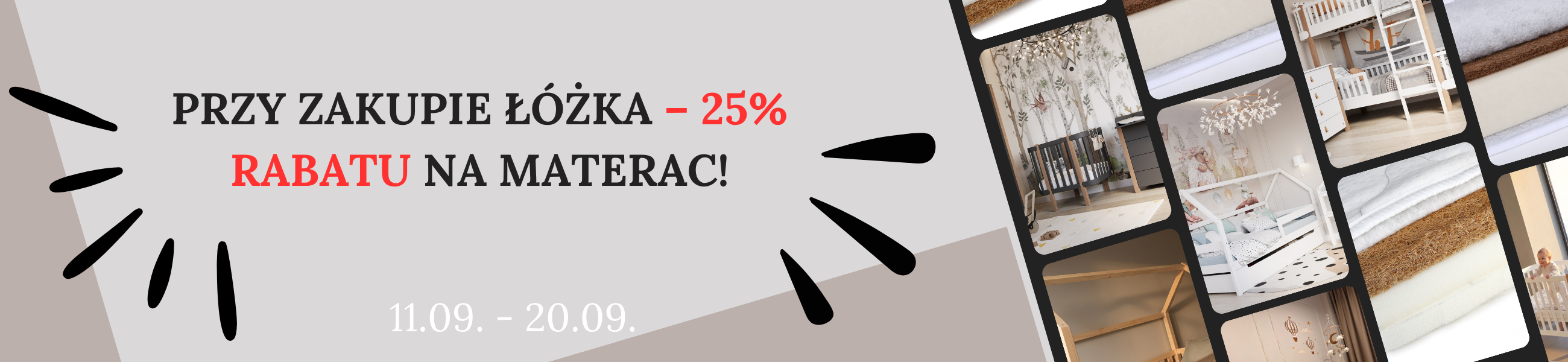 Stoliki na przewijak Materace 