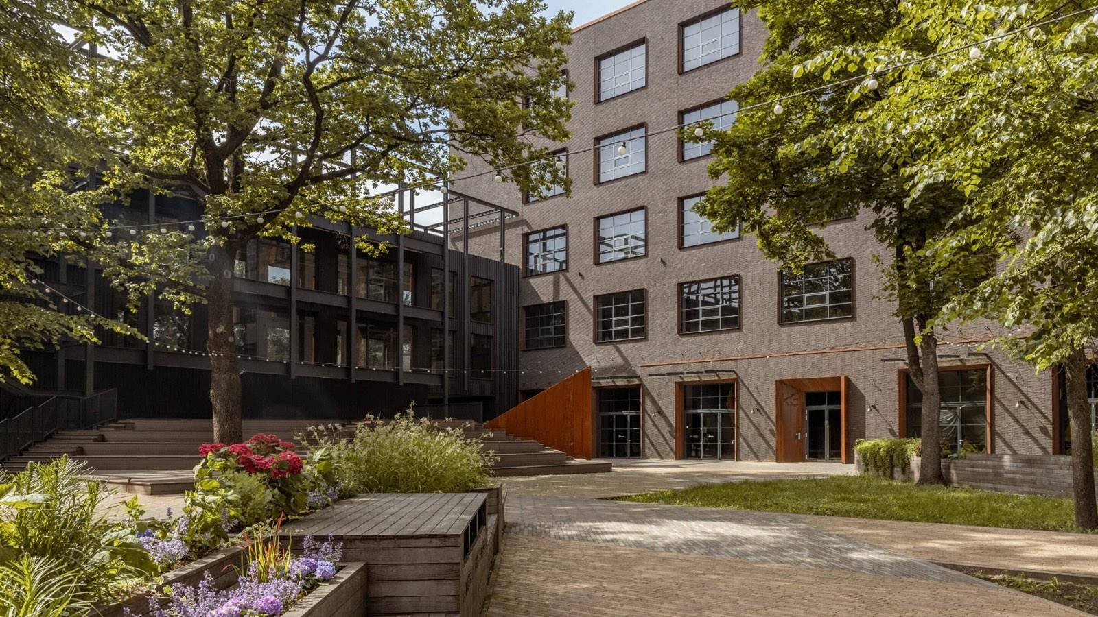 Grīziņdārzs complex in Riga, home to the YappyKids showroom