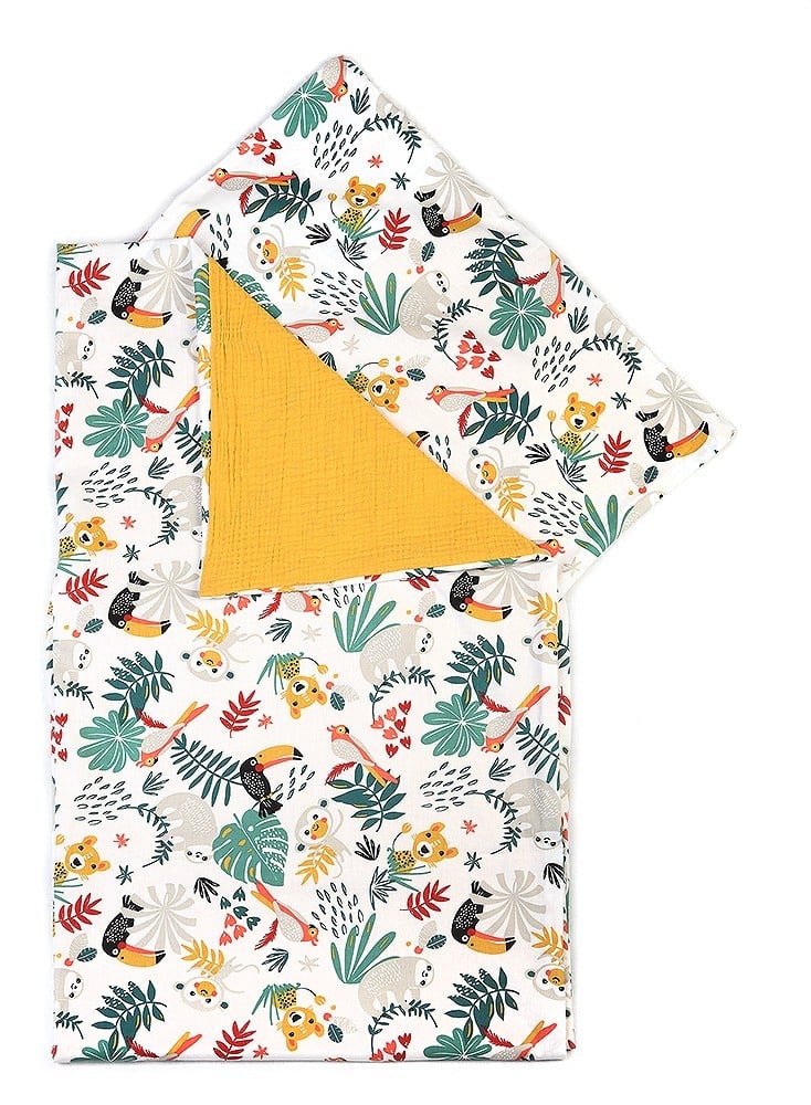 YappyAmazon Mustard patalynė 100x130 / 38x55 cm