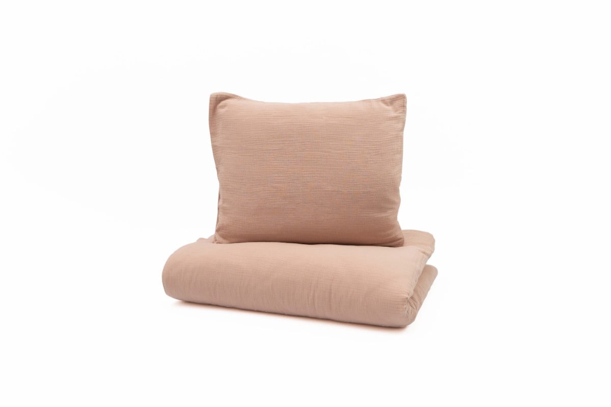 YappyMuslin Cocoa voodipesu 150x200 / 50x60 cm