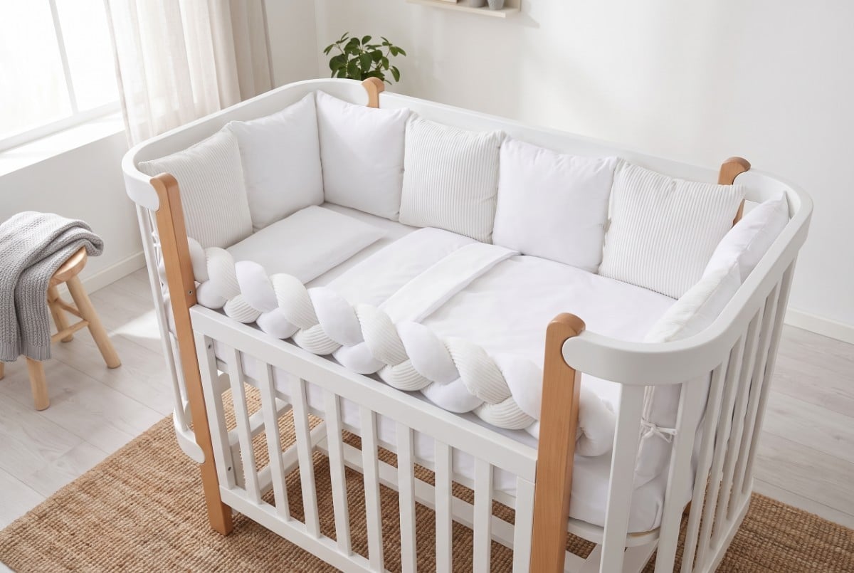 Ensemble de linge de lit Yappy7in1, White