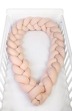 YappyGum Kinderbett-Bumper, beige