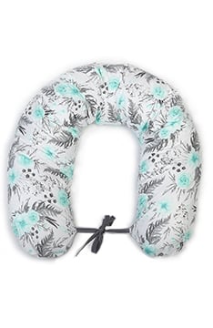 YappyFlowers Mint breastfeeding pillow