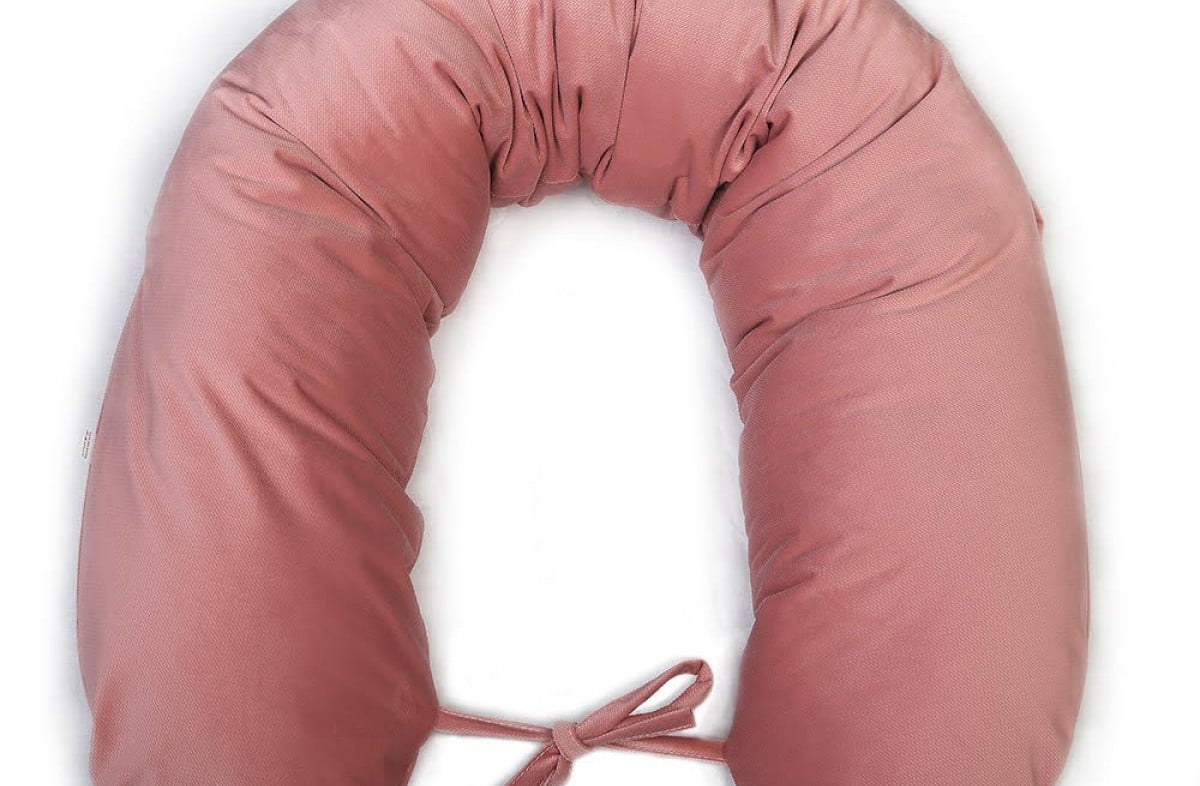  YappyVelvet Blush breastfeeding pillow