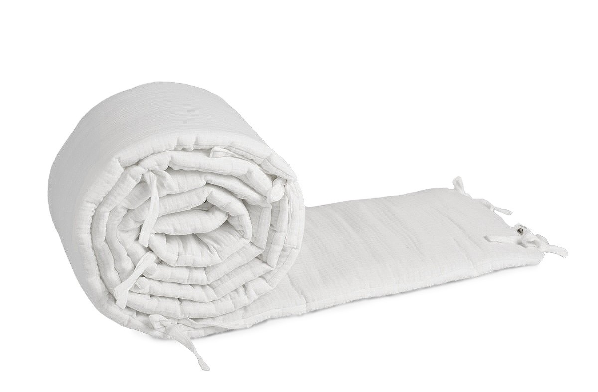  YappyWhite Muslin 360cm voodipehmendus