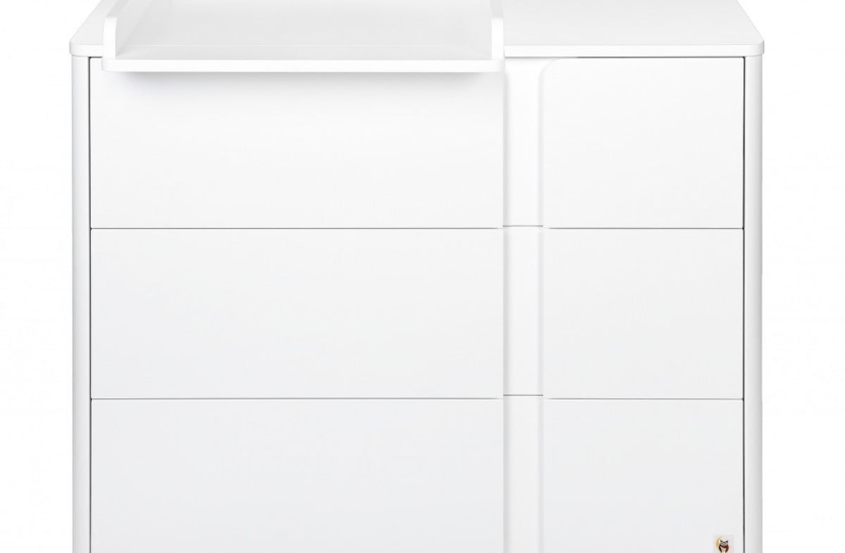  WHITE YappyMove lovytė ir YappyClassic komoda