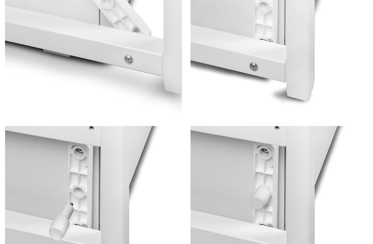  WHITE YappyMove cot and YappyClassic dresser