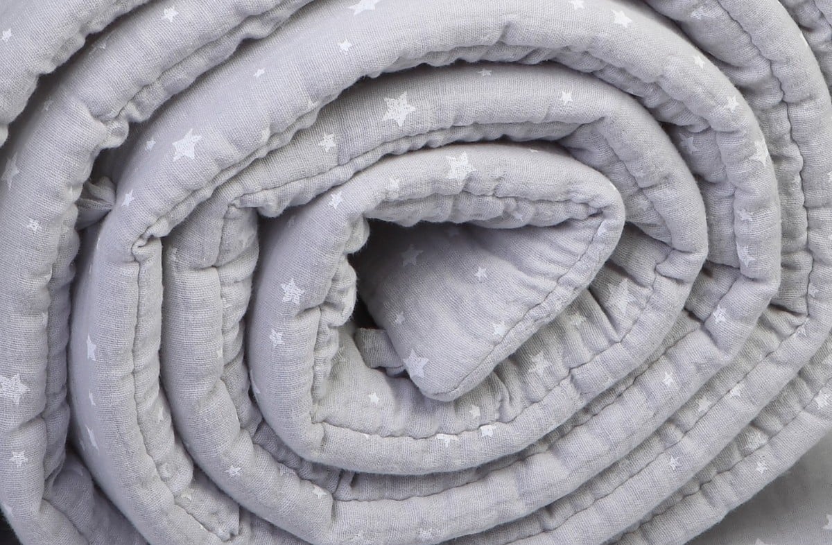  Yappy Star Grey Muslin 360cm voodipehmendus