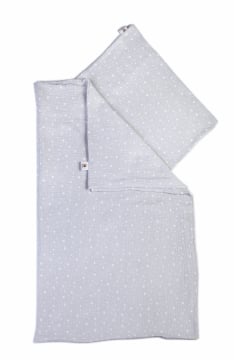 YappyStar Grey voodipesu 100x130 / 38x55 cm