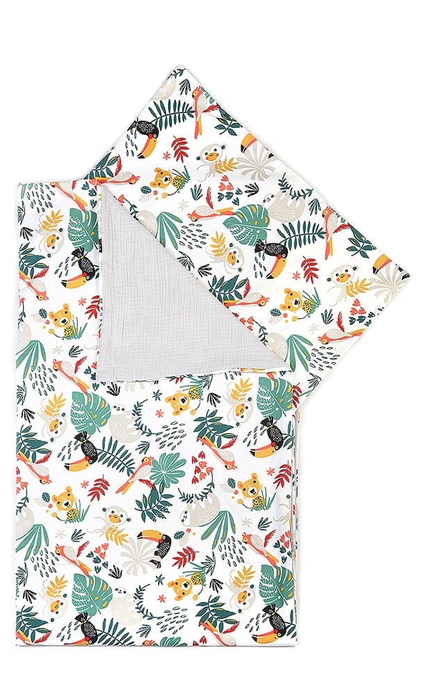  YappyAmazon Grey gultas veļa 100x130 / 38x55 cm