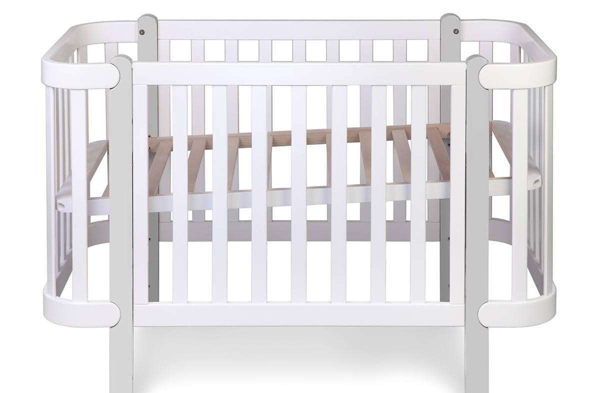  SKY GREY YappyÉtude Babybett, Wickelkommode und Kleiderschrank 