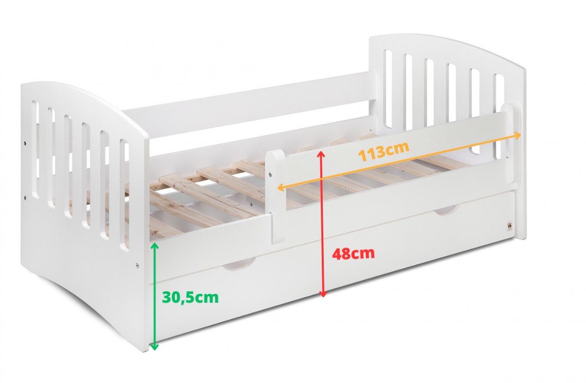  YappyLux noortevoodi, WHITE