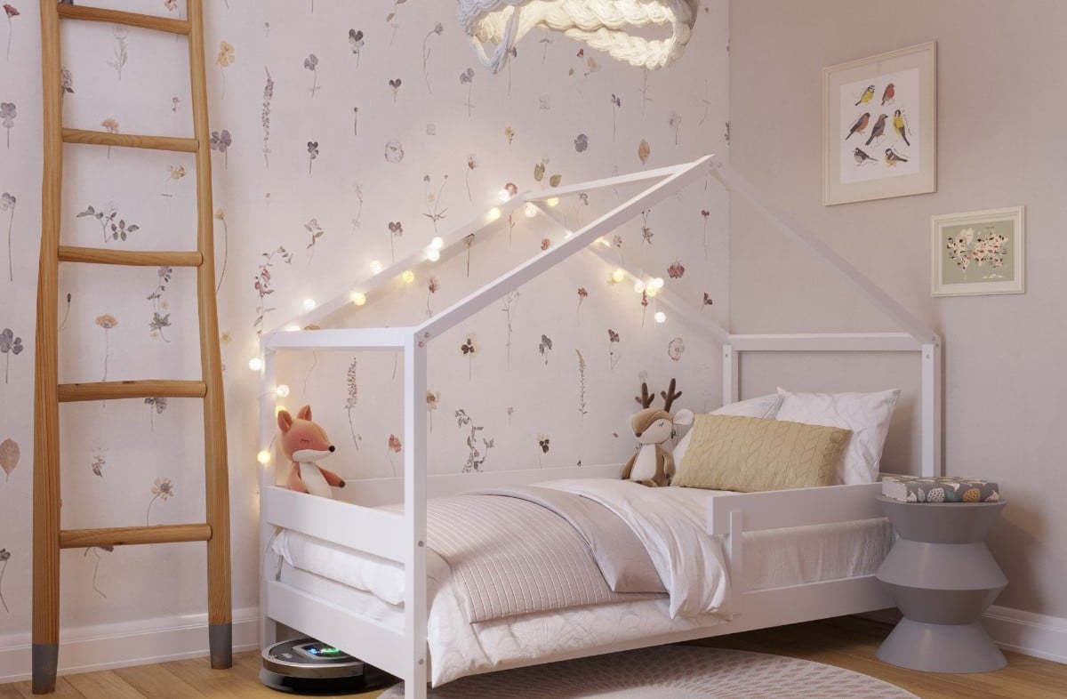  YappyHytte maja-voodi, WHITE