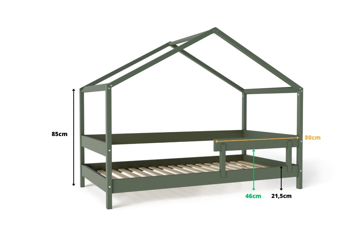  YappyHytte Hausbett, GREEN Limited