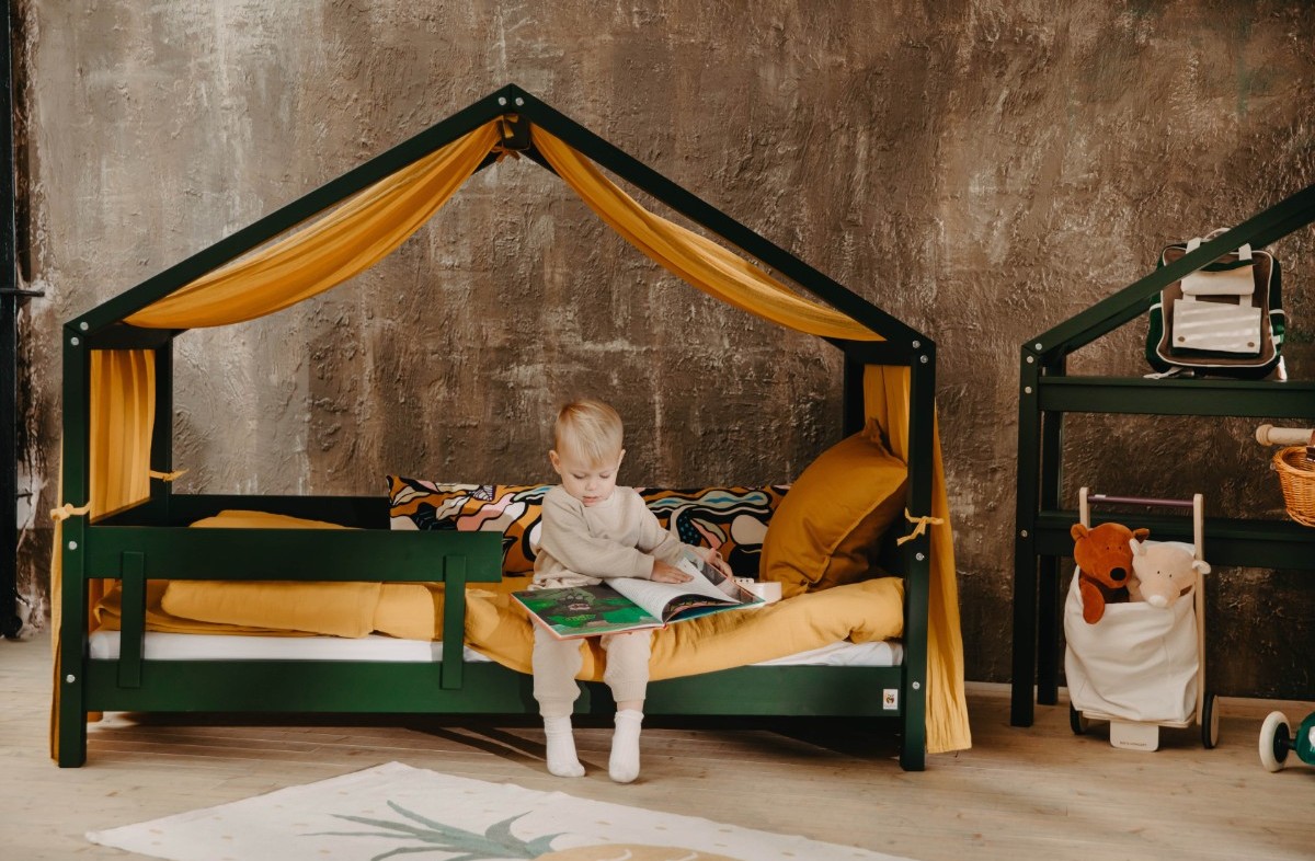  YappyHytte Namo Formos Lova, GREEN Limited