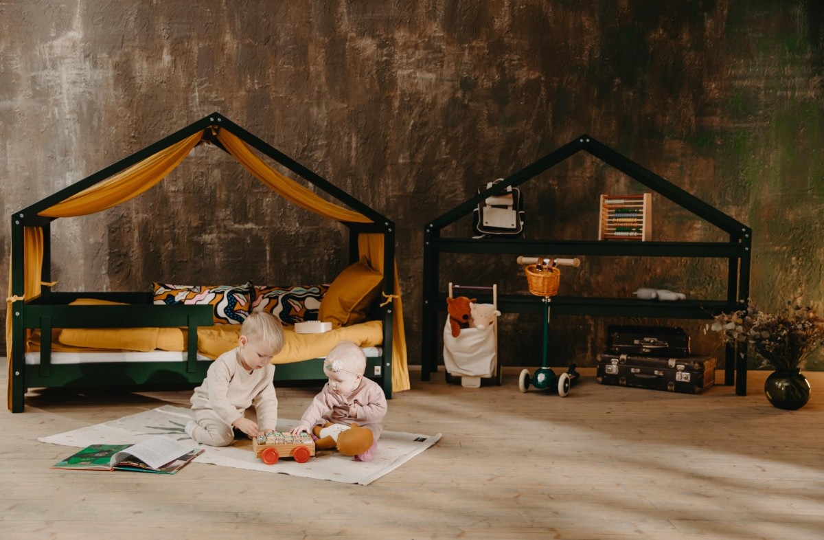  YappyHytte Namo Formos Lova, GREEN Limited