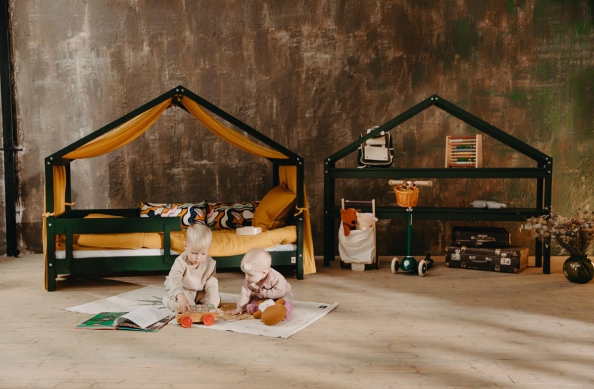  YappyHytte Hausbett, GREEN Limited