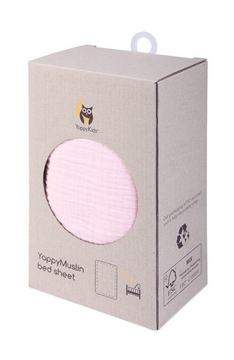 YappyBlush Muslin bed sheet 120*60