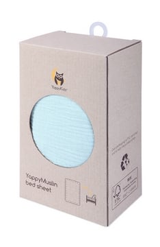 YappyMint Muslin bed sheet 120*60