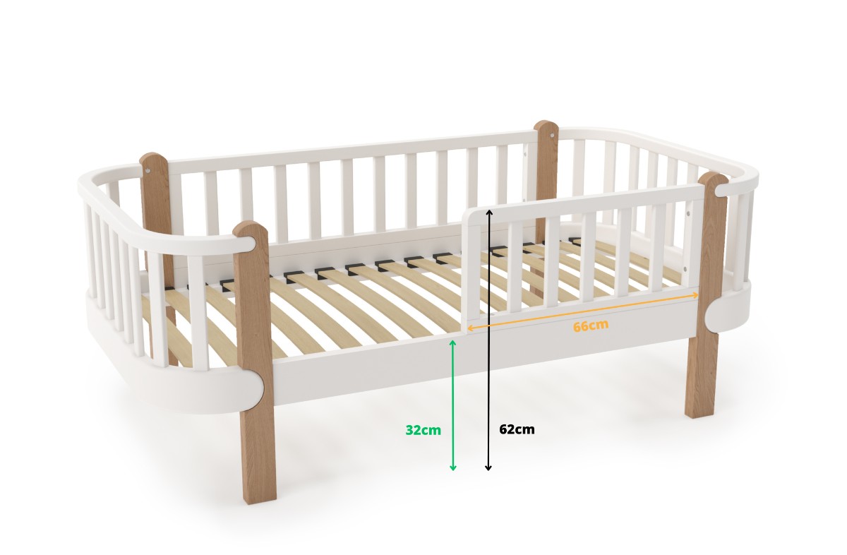  YappyÉtude pusaudžu gulta, WHITE