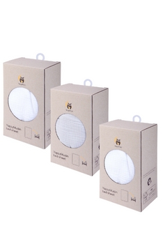 2x YappyWhite Muslin + YappyGrey Muslin 