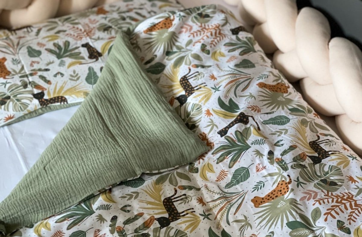  YappyTropical Hakki gultas veļa 100x130 / 38x55 cm