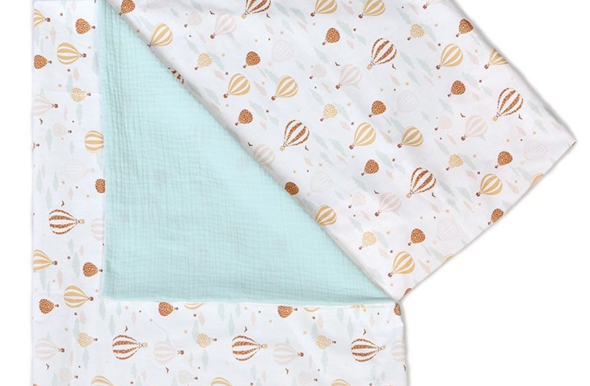  YappyAir Balloon Mint patalynė 100x130 / 38x55 cm