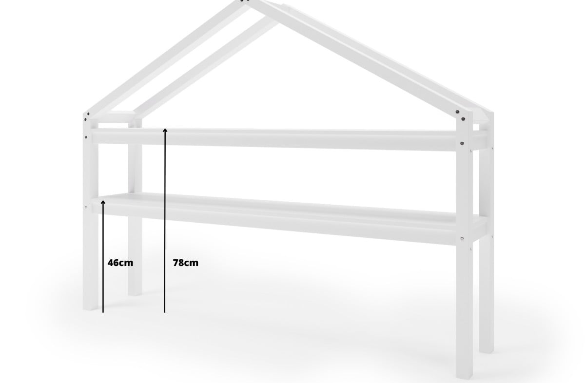  YappyHytte Regal, WHITE