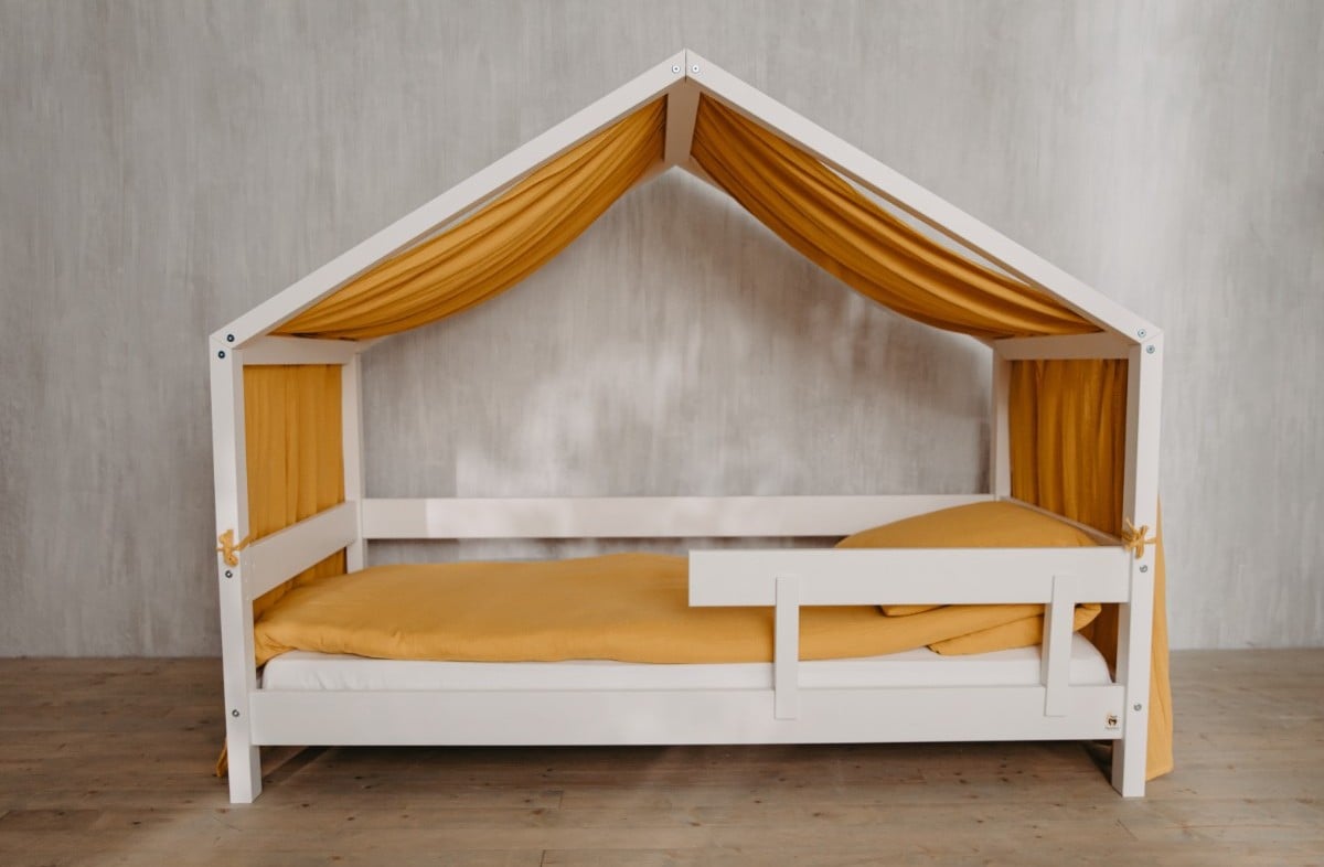  YappyMuslin Mustard kardinad