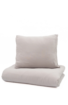  YappyMuslin Silver voodipesu 150x200 / 50x60 cm