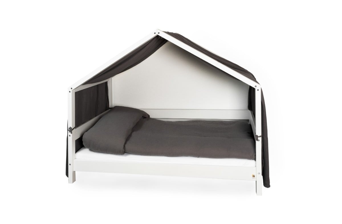  YappyMuslin Grey gultas veļa 150x200 / 50x60 cm