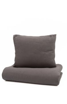 YappyMuslin Grey voodipesu 150x200 / 50x60 cm