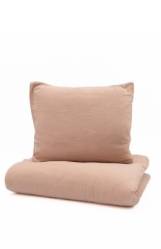 YappyMuslin Cocoa voodipesu 150x200 / 50x60 cm