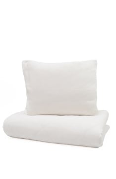  YappyMuslin White patalynė 150x200 / 50x60 cm