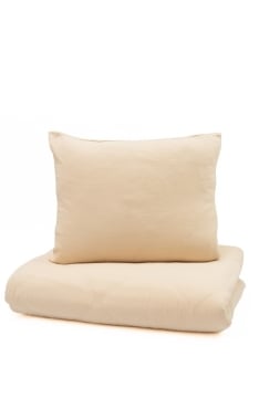 YappyMuslin Beige bedding 150x200 / 50x60 cm