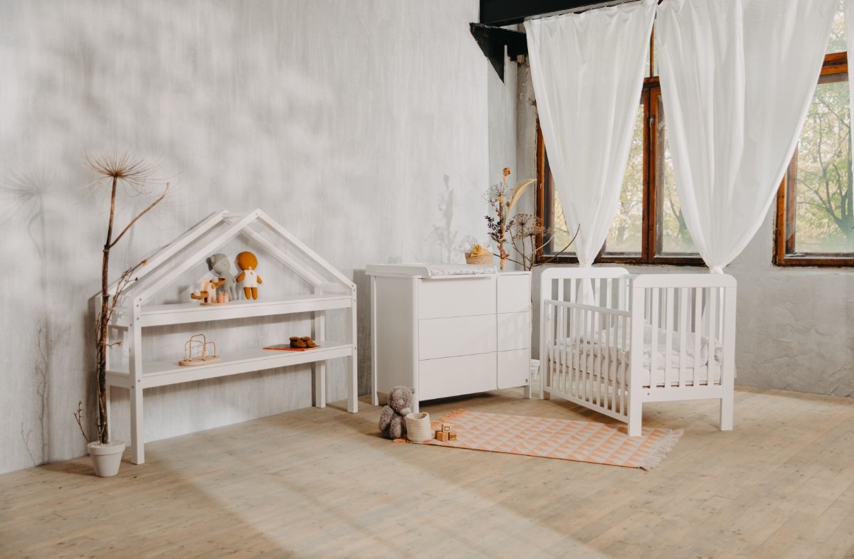  YappyLull cot, WHITE