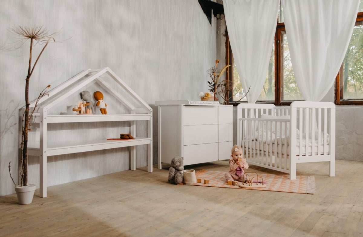  YappyLull Babybett, WHITE