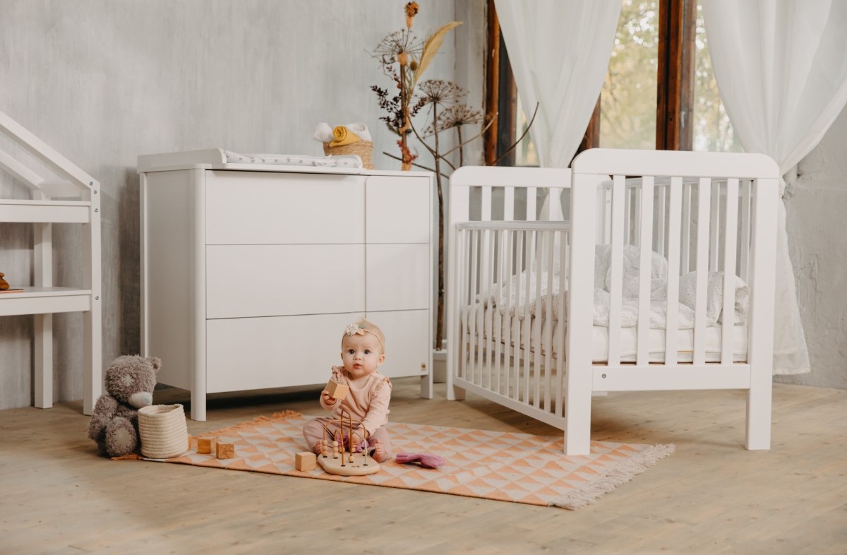  YappyLull cot, WHITE