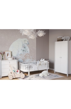 SKY GREY YappyÉtude toddler bed, dresser and wardrobe