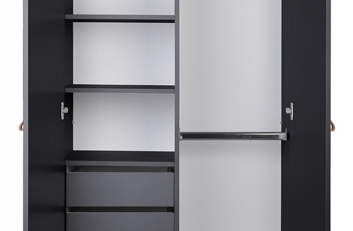  ANTHRACITE YappyÉtude toddler bed, dresser and wardrobe