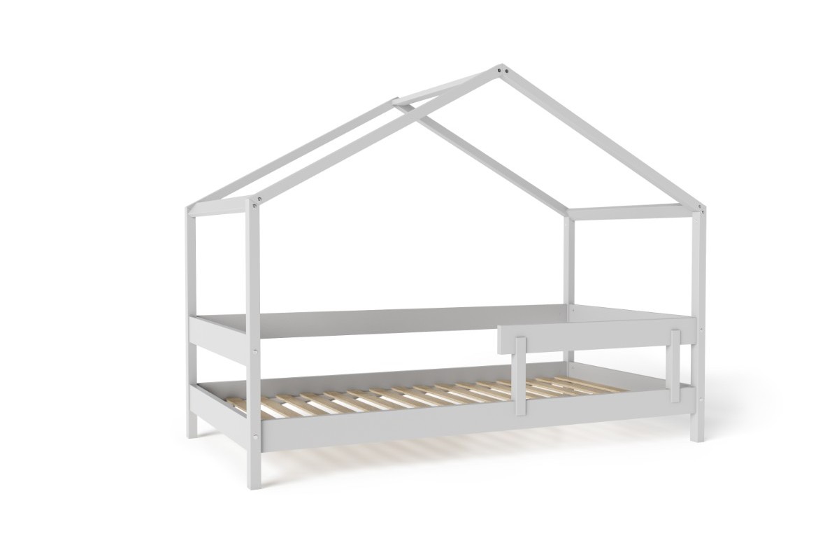  LIGHT GREY YappyHytte house bed and YappyHytte shelf 
