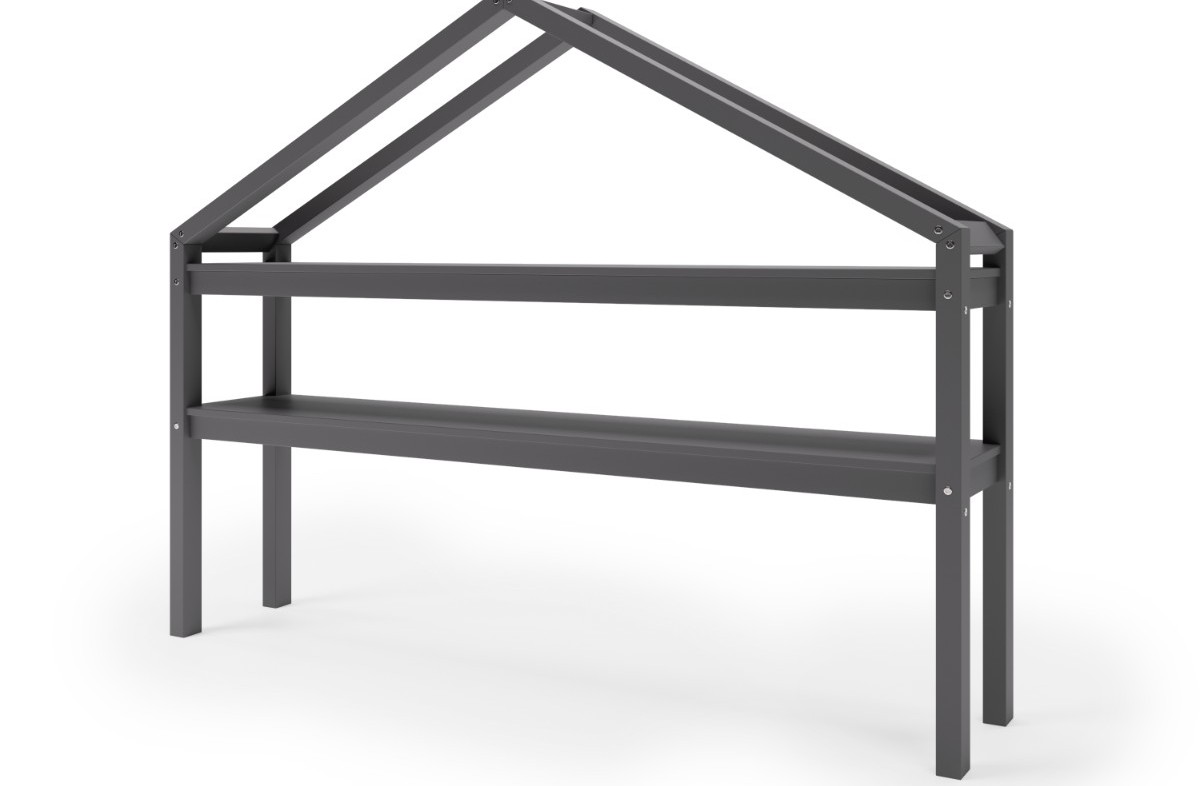  ANTHRACITE YappyHytte maja-voodi ja YappyHytte riiul