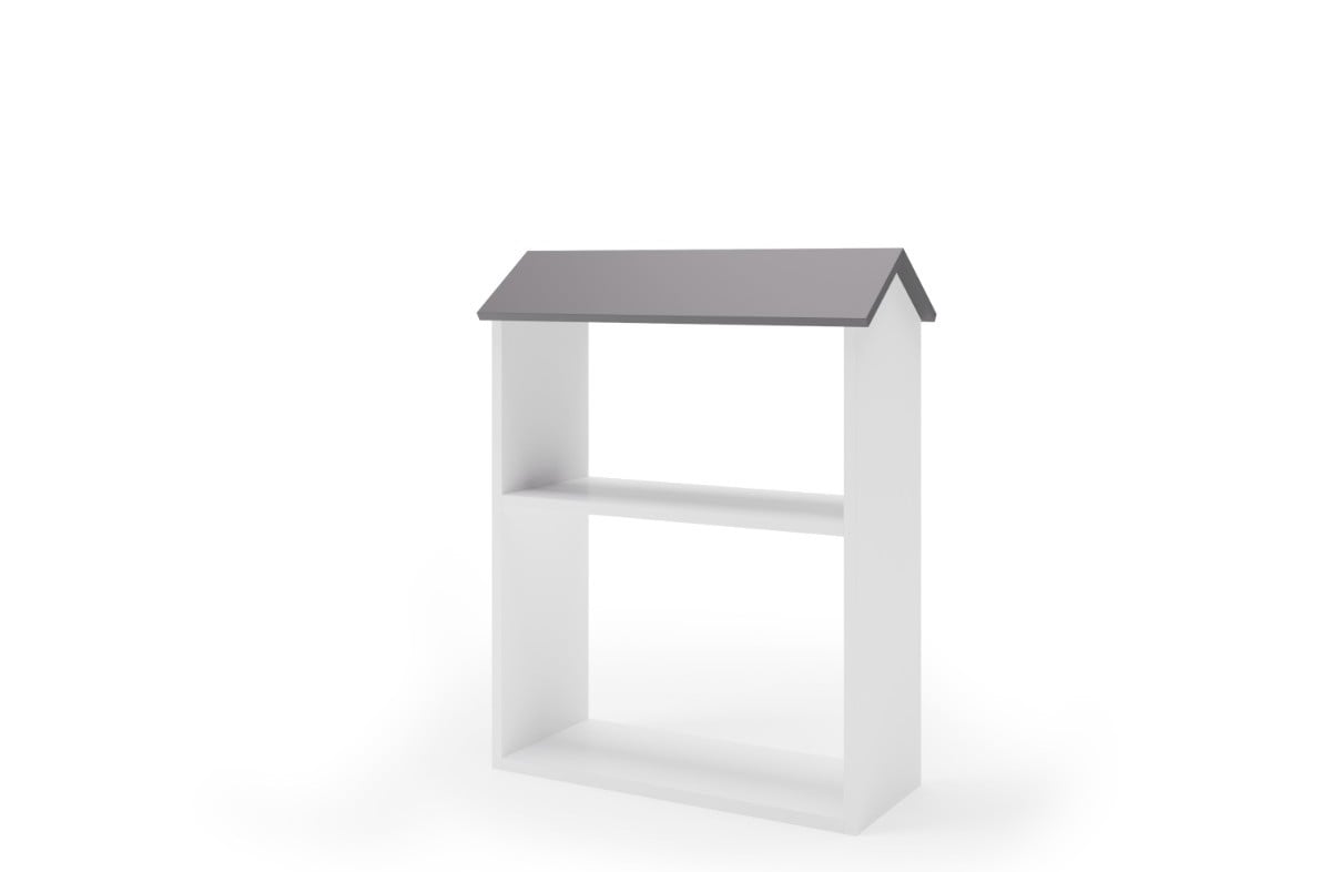  ANTHRACITE YappyHytte house bed, YappyHytte shelf and YappyHus shelf