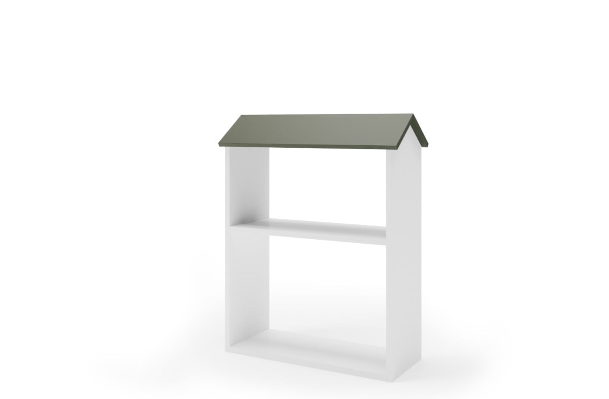  GREEN YappyHytte house bed, YappyHytte shelf and YappyHus shelf