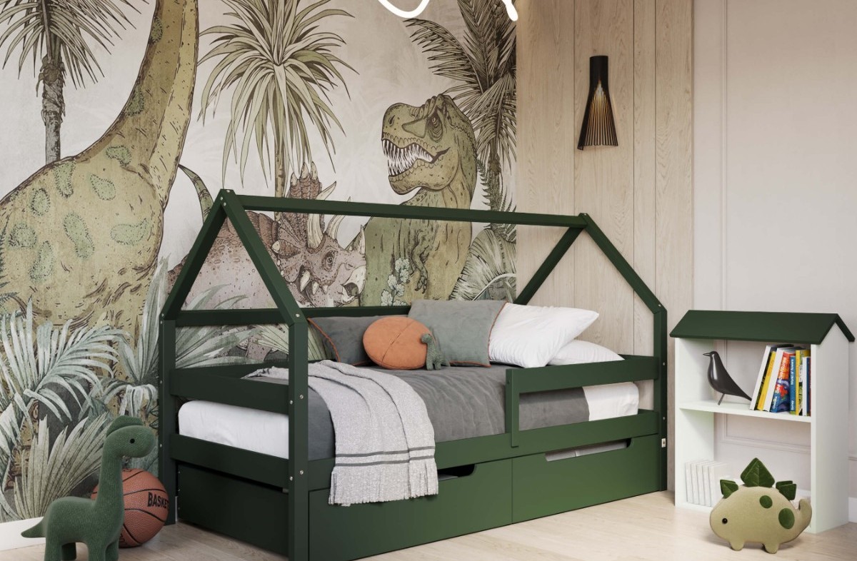  YappySole Namo Formos Lova, GREEN Limited