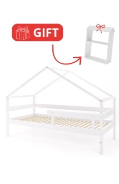 YappyHytte 200cm Hausbett, WHITE