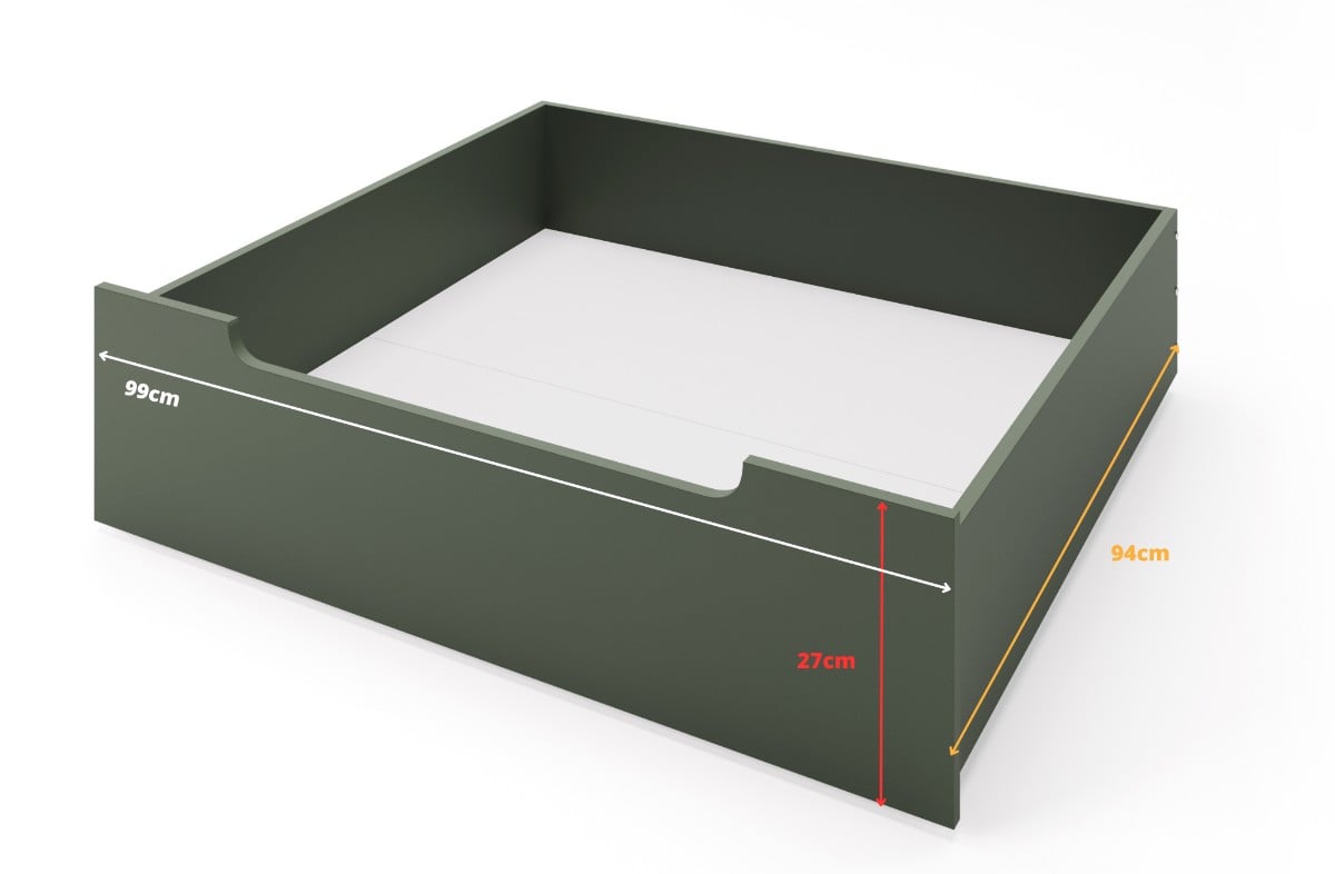  YappySpot Schublade mit Deckel, GREEN