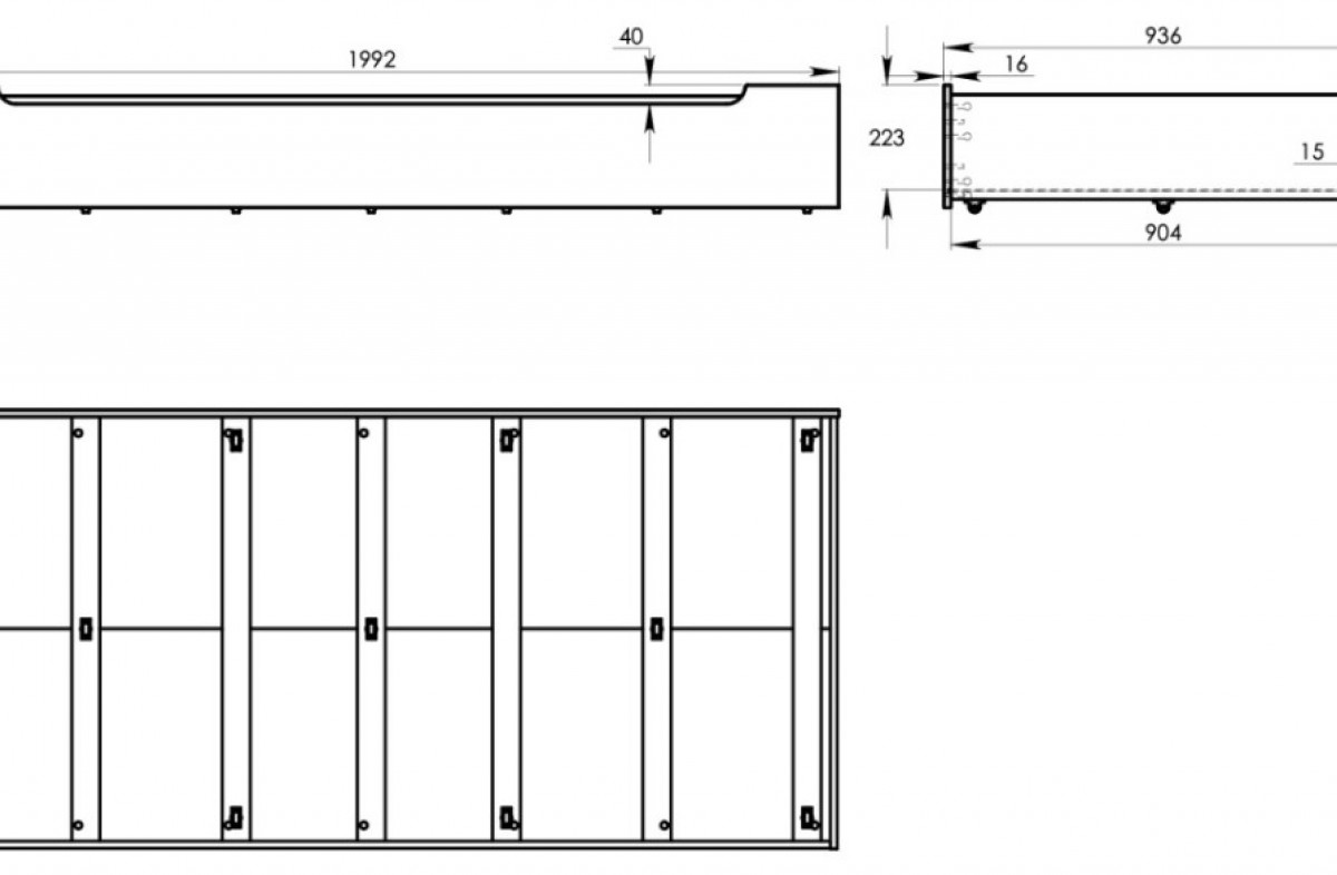  YappyNap Schublade mit Deckel, WHITE
