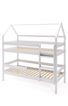 YappyEden house bunk bed, LIGHT GREY