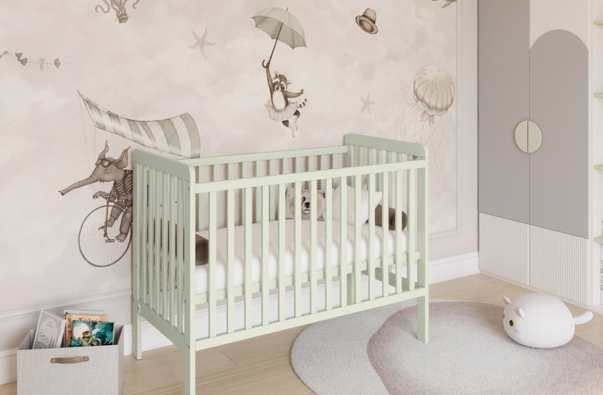  YappyUno Babybett, PISTACHIO